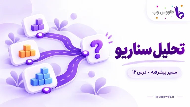سه مسیر با ظرفیتهای متفاوت به یک تصمیم مشروط؛ کاور تحلیل سناریو
