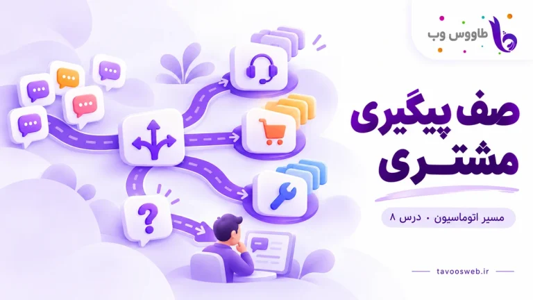 تقسیم پیامهای مشتری به صفها و ارجاع ابهام به انسان؛ کاور صف پیگیری